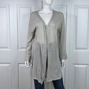 PATRIZIA LUCA women's long cardigan large LIKE NEW!!